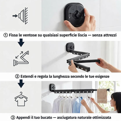 Stendino da Parete EspaceCloth
