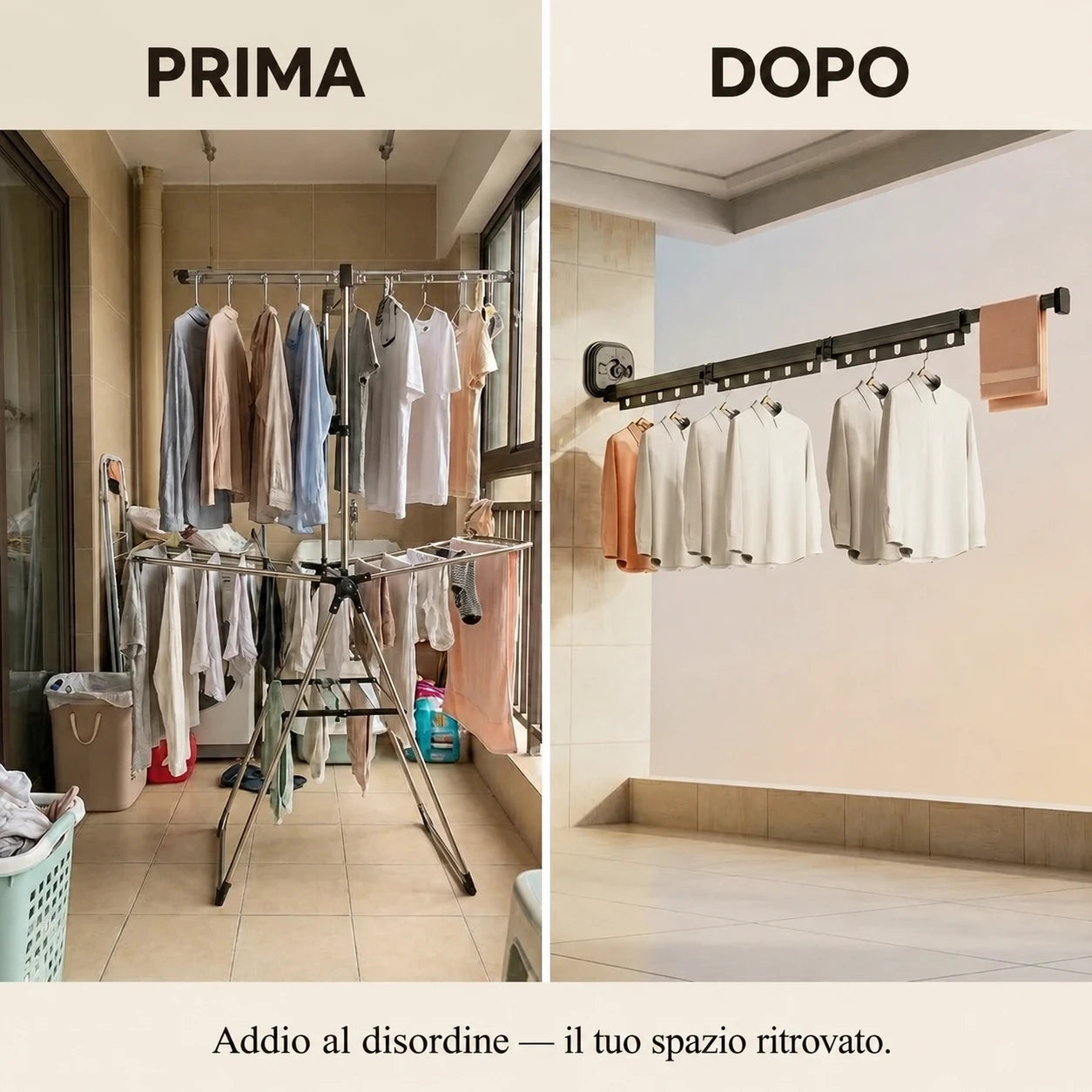 Stendino da Parete EspaceCloth
